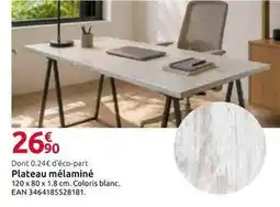 Mr Bricolage Plateau melamine offre