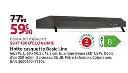Mr Bricolage Garantia - hotte casquette basic line offre