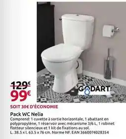 Mr Bricolage Pack wc nelia offre