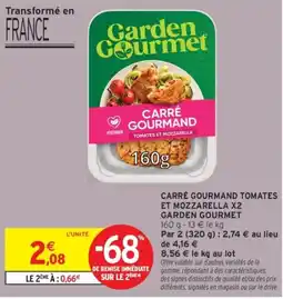 Intermarché Garden Gourmet Carré Gourmand offre