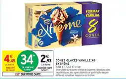 Intermarché Nestlé CÔNES GLACÉS VANILLE offre
