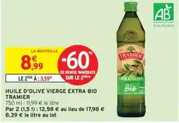 Intermarché TRAMIER Huile d'olive vierge extra bio offre