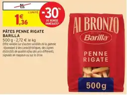 Intermarché Barilla Pâtes penne rigate offre