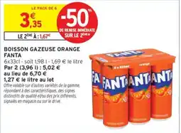 Intermarché FANTA BOISSON GAZEUSE ORANGE offre