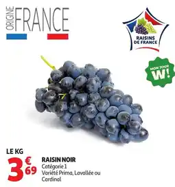 Auchan RAISIN NOIR offre