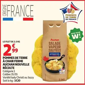 Auchan Auchan Salade vapeur sautées offre