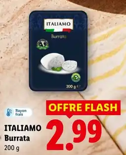 Lidl ITALIAMO Burrata offre