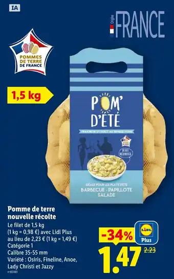POM' D'ÉTÉ Pomme de terre
