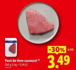 Lidl Pavé de thon saumuré offre