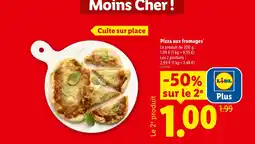 Lidl Pizza aux fromages offre
