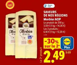 Lidl Morbier AOP offre
