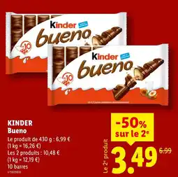 Lidl Kinder Bueno offre