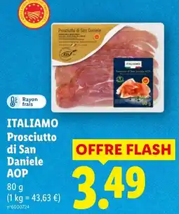 Lidl ITALIAMO Prosciutto di San Daniele AOP offre
