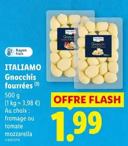 Lidl ITALIAMO Gnocchis fourrées offre