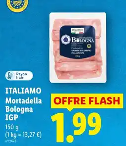 Lidl ITALIAMO Mortadella Bologna IGP offre