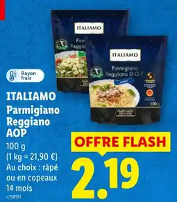 Lidl ITALIAMO Parmigiano Reggiano AOP offre