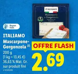 Lidl ITALIAMO Mascarpone-Gorgonzola offre