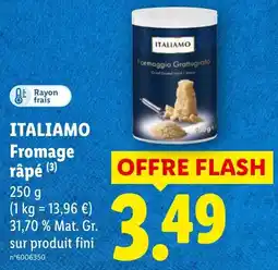 Lidl ITALIAMO Fromage râpé offre