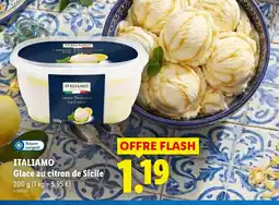 Lidl ITALIAMO Glace au citron de Sicile offre