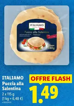 Lidl ITALIAMO Puccia alla Salentina offre