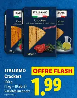 Lidl ITALIAMO Crackers offre