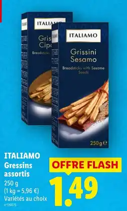 Lidl ITALIAMO Gressins offre
