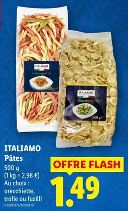 Lidl ITALIAMO Pâtes offre