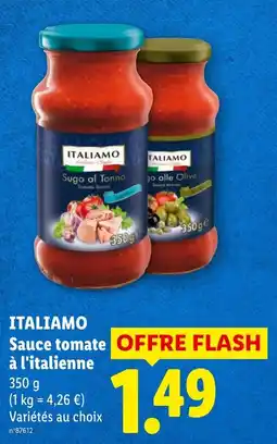 Lidl ITALIAMO Sauce tomate à l'italienne offre