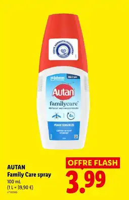 Lidl AUTAN Family Care spray offre