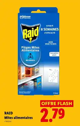 Lidl RAID Pièges Mites Alimentaires offre