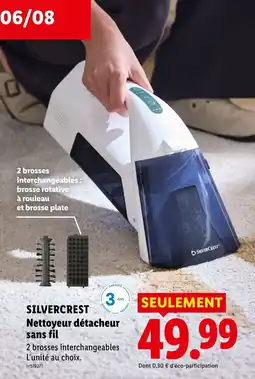 Lidl SILVERCREST Nettoyeur détacheur sans fil offre