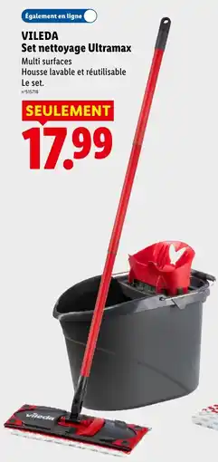 Lidl VILEDA Set nettoyage Ultramax offre