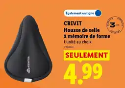 Lidl CRIVIT Housse de selle à mémoire de forme offre