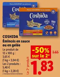 Lidl Coshida Émincés en sauce ou en gelée offre