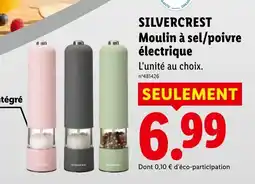 Lidl SILVERCREST Moulin à sel/poivre électrique offre