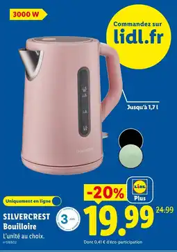 Lidl SILVERCREST Bouilloire offre