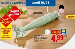 Lidl SILVERCREST Mixeur plongeant offre