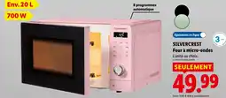 Lidl SILVERCREST Four à micro-ondes offre
