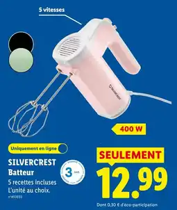 Lidl SILVERCREST Batteur offre
