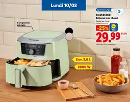 Lidl Silvercrest friteuse à air chaud offre