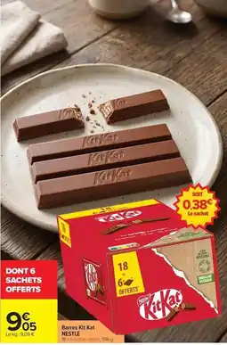 Carrefour Kit kat - barres offre