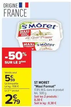 Carrefour St moret - maxi format offre