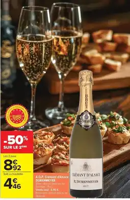Carrefour Brut - a.o.p. crémant d'alsace offre