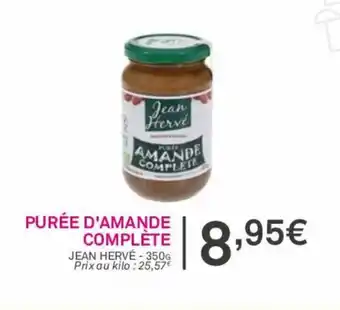 Purée d'amande complète