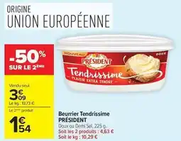 Carrefour Drive Président - beurrier tendrissime offre