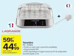 Carrefour Drive Lagrange - yaourtiere offre