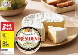 Carrefour Drive Président - camembert offre