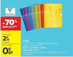 Carrefour Drive Clairefontaine - cahier offre
