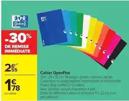 Carrefour Drive Oxford - cahier offre