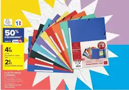 Carrefour Drive Exacompta - lot de 4 chaînes à la demi-fière offre